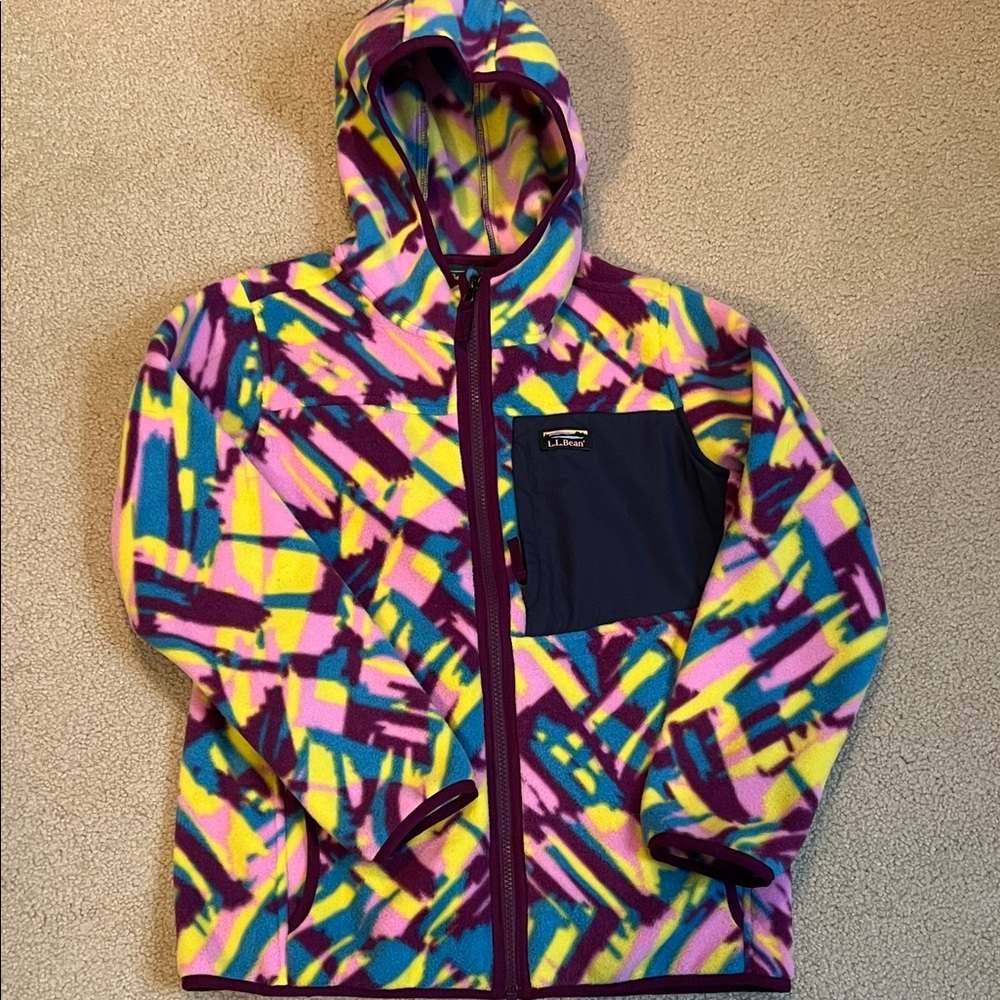 L.L. Bean Kids' Multicolor Patterned Hoodie